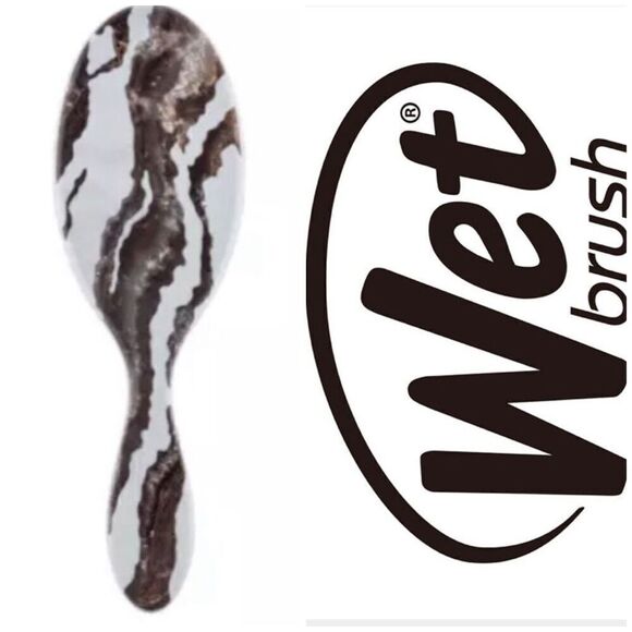 WET BRUSH - NWT - Wet Brush Original Detangler in Techno Stone Brown - Picture 1 of 13